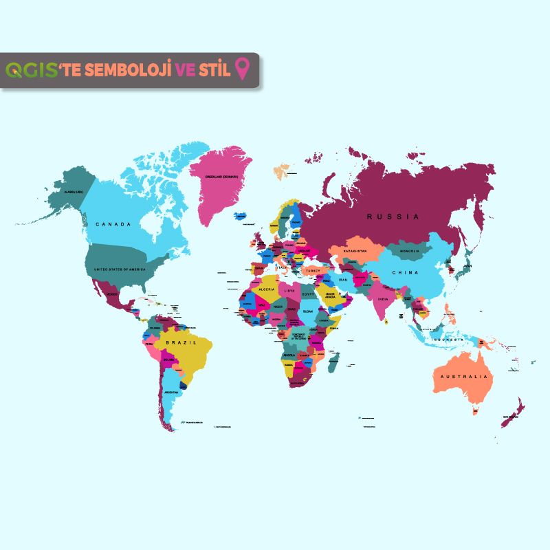 QGIS Webinar – Ders 4. Veri Sembolojisi ve&nbsp;Stil