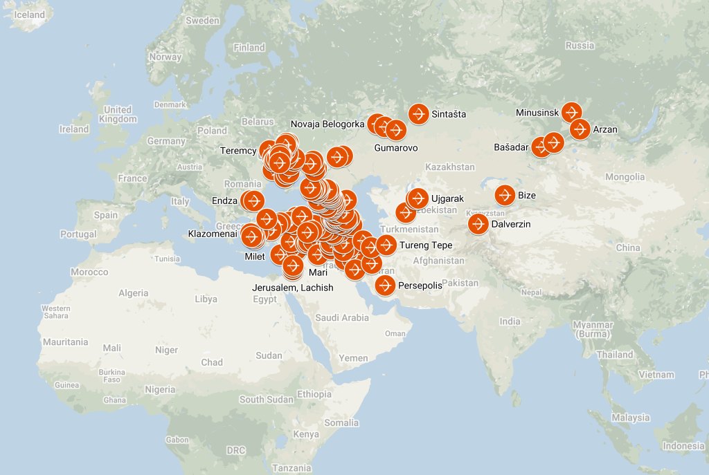 İskit Tipi Ok Uçları Bulunan&nbsp;Merkezler
